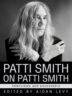 cover image of Patti Smith on Patti Smith